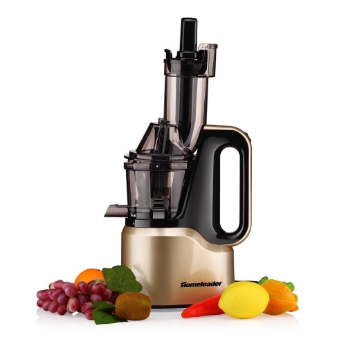 Slow Masticating Juicer, Juice Extractor, 150W, Champagne