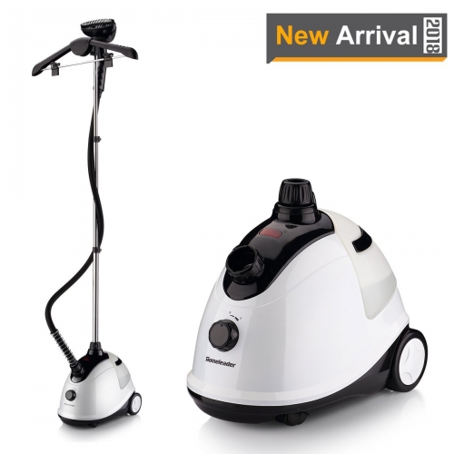 Homeleder Garment Steamer, High Power Full Size Fabric Steamer with Fabric Brush and Garment Hanger